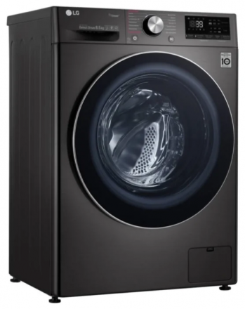 Стиральная машина LG F2V9GW9P, 8.5 кг, программ 14, с паром, 1200 об/мин, цвет платина