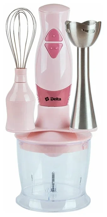 Погружной блендер Delta DL-7014D (розовый)