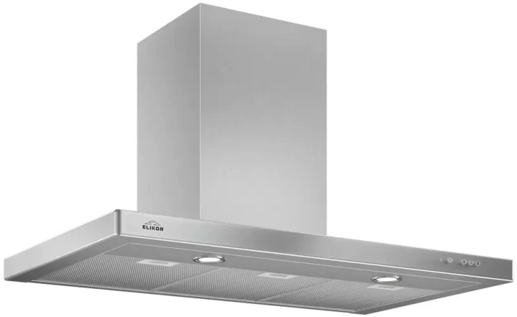 Встраиваемая вытяжка ELIKOR Квадра 90Н-650-К3Д, нержавеющая сталь, 650 м³/ч, 148 Вт, режимы - отвод/циркуляция, ширина - 89.6 см 