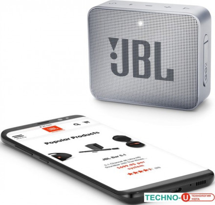 Беспроводная колонка JBL Go 2 (серый)