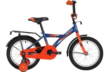 Детский велосипед Novatrack Astra 14 2020 143ASTRA.BL20 (синий/оранжевый)
