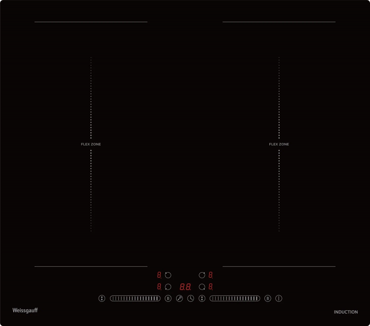 Индукционная варочная панель WEISSGAUFF HI 642 BSCM INVERTER 