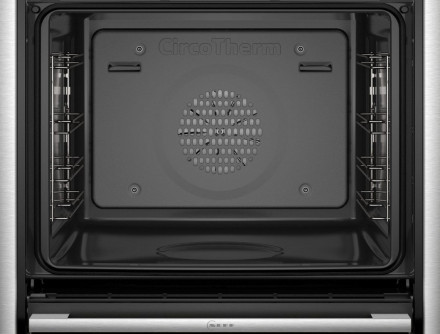 Духовой шкаф Neff B64FS31N0, чёрный, 71 л, с паром, сенсорные Full Touch Control, 22 режима, EcoClean