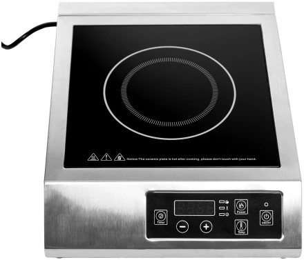 Индукционная настольная плита Gastrorag TZ-JDL-C30A1,нерж.сталь, управление кнопочное