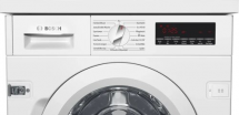 Встраиваемая стиральная машина Bosch WIW28443 Serie 8, белый, 8 кг, 1400 об/мин, 15 программ, инверторная 