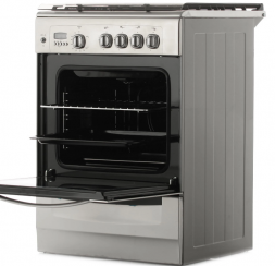 Кухонная плита GEFEST 6100-04 0004, газовая, газ-контроль, электроподжиг, 4 конфорки, 52 л