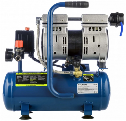 Компрессор безмасляный Hyundai HYC 1406S, 6 л, 0.75 кВт