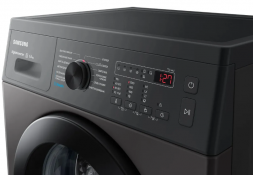 Стиральная машина Samsung WW65AG4S20CXLP, тёмно-серая,  6.5кг, 1200об/мин, инверторная, с фронтальной загрузкой, с паром