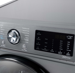 Стиральная машина Бирюса WM-SL1014/15 M, металлик, 1400 об/мин, 10 кг, 14 программ