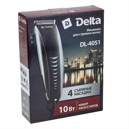 Машинка для стрижки Delta DL-4051 (серебристый)