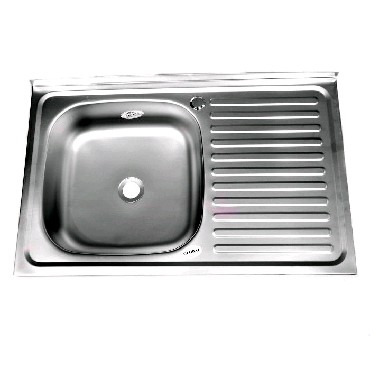 Накладная кухонная мойка Fabia м00005 0.4/160, 50х80см, нержавеющая сталь