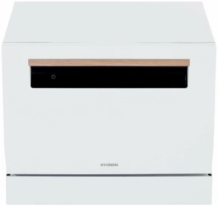 Посудомоечная машина Hyundai DT304, компактная, настольная, загрузка комплектов посуды 6, 7 программ