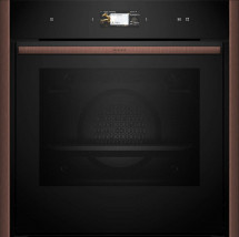 Духовой шкаф Neff B69VS7MY0, чёрный, SLIDE &amp; HIDE, 71 л, пиролиз, сенсорные Full Touch Control, телескопические направляющие