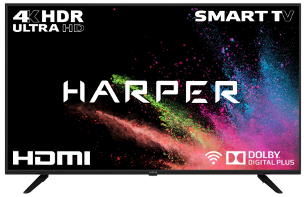 50&quot; Телевизор HARPER 50U660TS 2018 LED, черный