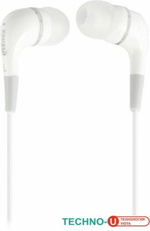 Наушники Ritmix RH-112M (белый)