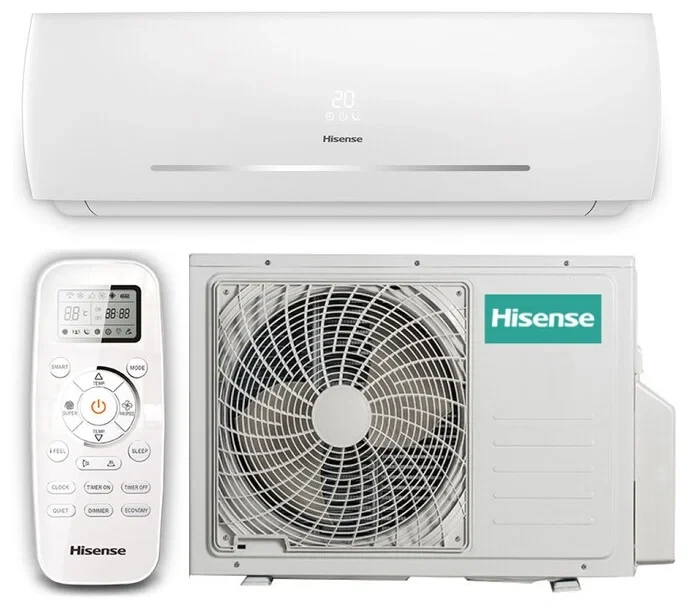 Сплит-система HISENSE NEO Classic A AS-18HR4RMADC00, 52 м², авторестарт, диагностика неисправностей, устранение запахов