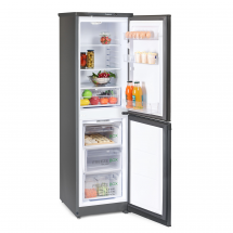 Холодильник БИРЮСА W420 205л матовый графит