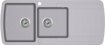 Кухонная мойка Aquasanita Lira SQL201AW (alumetallic 202)