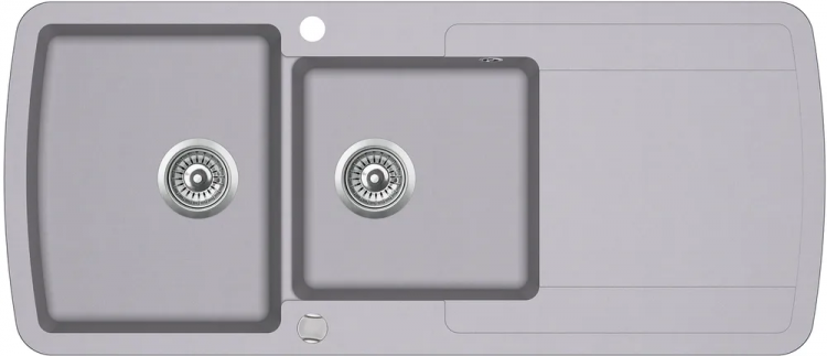 Кухонная мойка Aquasanita Lira SQL201AW (alumetallic 202)