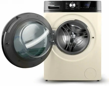 Стиральная машина CENTEK CT-1959 бежевая, 8 кг, 1400 об/мин, 16 режимов, инверторная