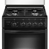 Кухонная плита GEFEST 5300-03 0046, конфорок - 4 шт, духовка - 52 л, электроподжиг, газ-контроль панели, гриль, чугунные решетки, 50 см