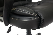 Компьютерное кресло TetChair Барон 9778 для руководителя, обивка: искусственная кожа, цвет: черный