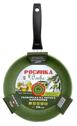 Сковорода Росинка Олива РОС 51-24, диаметр 24 см
