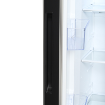 Холодильник Hyundai CS5003F, черное стекло