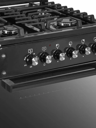 Комбинированная плита IDEAL L280 чуг. черный