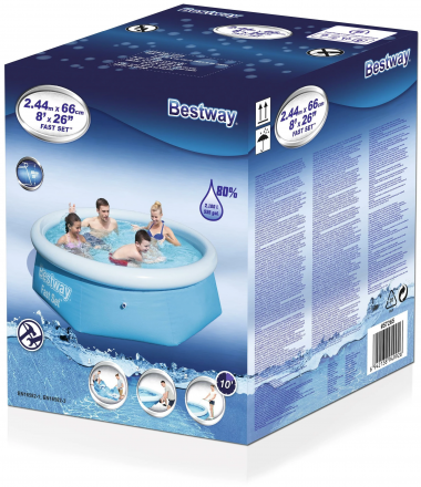Надувной бассейн Bestway 57265 (244х66)