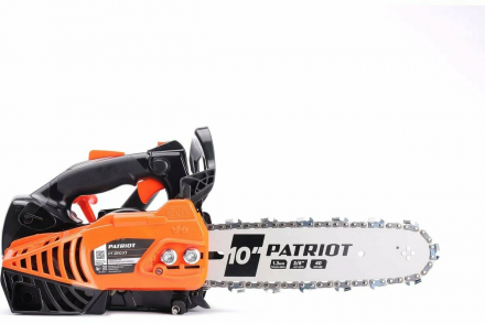 Цепная бензопила PATRIOT PT 2510XT (220102510) 1000Вт, 25 см³, тормоз цепи, антивибрационная