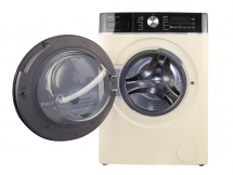 Стиральная машина CENTEK CT-1961 бежевая, 8 кг, 1400 об/мин, с паром, инверторная, с фронтальной загрузкой 