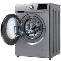 Стиральная машина Бирюса WM-SL814/15 M, металлик, 8 кг,  1400 об/мин, 14 программ, инверторная, с паром
