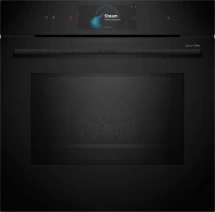 Электрический духовой шкаф с микроволнами Bosch Serie 8 HNG978NB1, черный, пиролитическая очистка