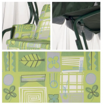 Садовые качели 3-местные Удачная мебель Тропикана A45G.532, до 300 кг