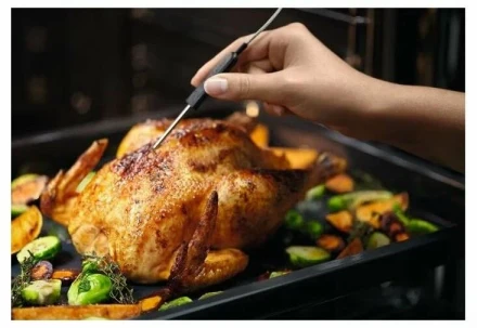 Электрический духовой шкаф Electrolux EOD6P77WZ, с термощупом, пиролитическая очистка, черный