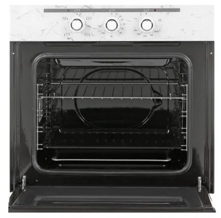 Духовой шкаф GEFEST 621-01 К52, белый, электророзжиг, газ-контроль, вертел с электроприводом