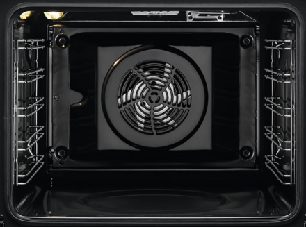 Электрический духовой шкаф Electrolux KOFGH70TX, серебристый, 72 л, 8 режимов, электромеханическое управление, гидролизная очистка