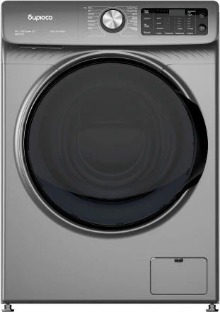Стиральная машина Бирюса WM-SM814/03M, металлик, 1200 об/мин, 8 кг, инверторная, 14 программ 