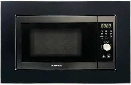 Встраиваемая микроволновая печь NORDFROST BMW 2071 B, чёрное закалённое стекло