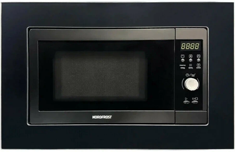 Встраиваемая микроволновая печь NORDFROST BMW 2071 B, чёрное закалённое стекло