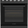 Плита электрическая NORDEN FF5055XXVD черный матовый, объем духовки 52 л, без крышки