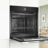 Духовой шкаф электрический встраиваемый Bosch HBG7241B2, 59.4 см, 71 л, паровая очистка, 14 программ, черный