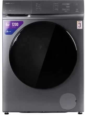 Стиральная машина CENTEK CT-1971 серый, 6кг, 1200об/мин, с фронтальной загрузкой