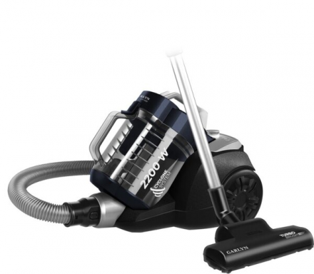 Пылесос GARLYN CV-500, синий/черный, сухая уборка, емкость пылесборника 2л, 2200 Вт