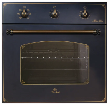 Электрический духовой шкаф De Luxe 6006.03эшв-062, черный