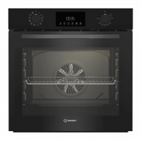 Духовой шкаф INDESIT IBFTE 3844 BL, чёрный, 72 л, поворотные переключатели, 12 режимов 