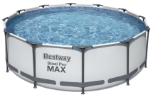 Бассейн Bestway Steel Pro MAX 56418 серый