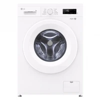 Стиральная машина LG F2Y1HS3W, белая, с фронтальной загрузкой, с паром, 7кг, 1200об/мин, инверторная