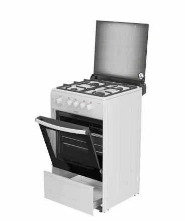 Кухонная плита Darina 1B GM441 005 W, 4 конфорки, 50 л, газ-контроль духовки, газовая